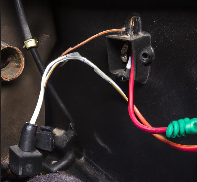 connect the electrical wire to the power socket in your car
