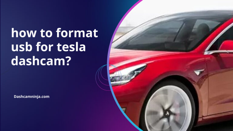 how to format usb for tesla dashcam